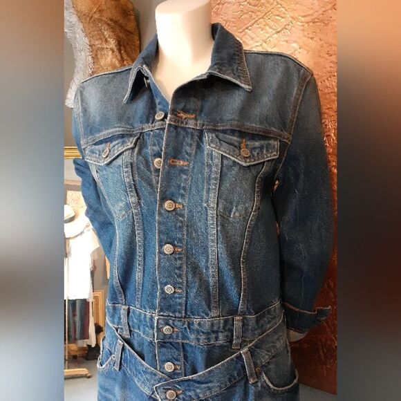 NWT Zara Limited Edition Denim Mini Dress - Picture 7 of 12